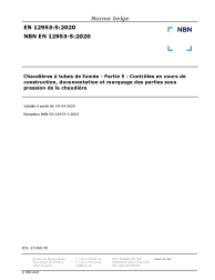 NBN EN 12953-5:2020