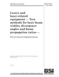 BS EN ISO 11146-2:2005