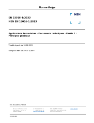 NBN EN 15016-1:2023
