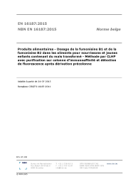 NBN EN 16187:2015