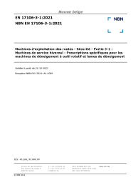 NBN EN 17106-3-1:2021