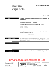 UNE-EN ISO 14460:1999