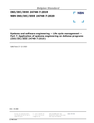 NBN ISO/IEC/IEEE 24748-7:2020