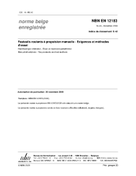 NBN EN 12183:2009