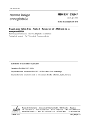 NBN EN 12350-7:2009