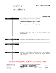 UNE-CEN/TS 13853:2006