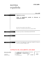 UNE 26500:2003 (R2012)