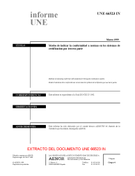 UNE 66523:1999 IN (R2016)