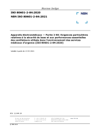 NBN ISO 80601-2-84:2021