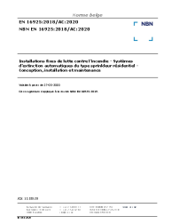 NBN EN 16925:2018/AC:2020