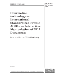 BS ISO/IEC ISP 15121-1:1997