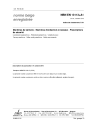 NBN EN 13113+A1:2010