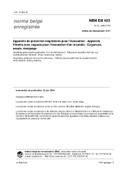 NBN EN 403:2004