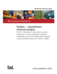 BS EN ISO 1833-21:2010