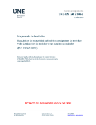 UNE-EN ISO 23062:2023