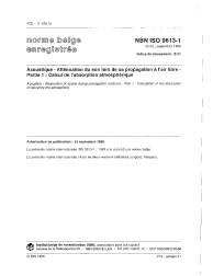 NBN ISO 9613-1:1996
