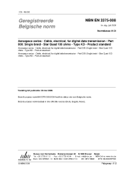 NBN EN 3375-008:2009