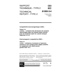IEC TS 61000-3-4:1998