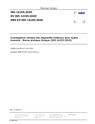 NBN EN ISO 14155:2020