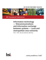 BS ISO/IEC/IEEE 8802-1AR:2014