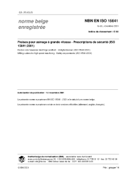NBN EN ISO 15641:2001