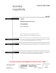 UNE-EN ISO 17695:2007