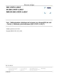 NBN EN ISO 17075-1:2017