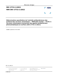 NBN ISO 17721-2:2022