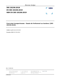 NBN EN ISO 20238:2019