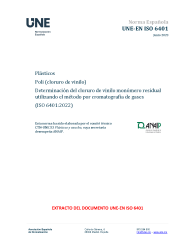 UNE-EN ISO 6401:2023