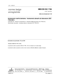 NBN EN ISO 7786:2001