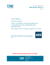 UNE-EN ISO 18369-1:2018
