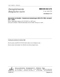 NBN EN ISO 676:2009