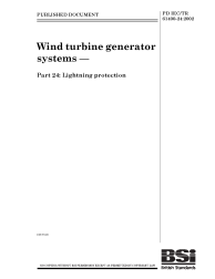 PD IEC/TR 61400-24:2002