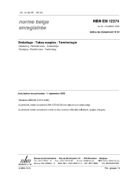 NBN EN 12374:2009