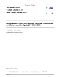 NBN EN ISO 13163:2022
