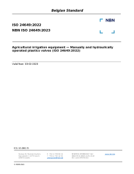 NBN ISO 24649:2023