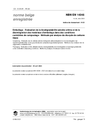 NBN EN 14046:2003