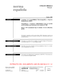 UNE-EN 300162-2 V1.1.2:2003