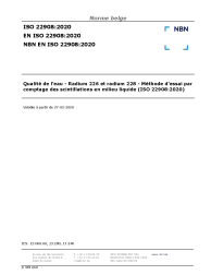 NBN EN ISO 22908:2020