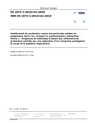 NBN EN 1073-1:2016+A1:2018