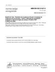 NBN EN ISO 21427-2:2009