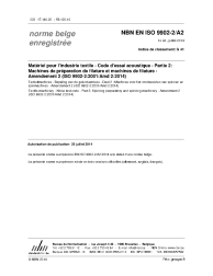 NBN EN ISO 9902-2/A2:2014