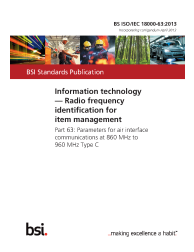 BS ISO/IEC 18000-63:2013