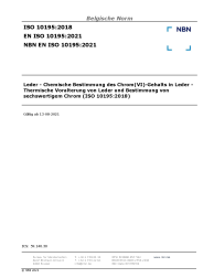 NBN EN ISO 10195:2021