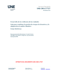 UNE-CWA 17727:2022