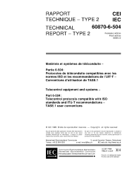 IEC TS 60870-6-504:1998