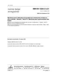 NBN EN 12629-5-3+A1:2010