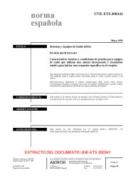 UNE-ETS 300341:1999