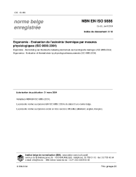 NBN EN ISO 9886:2004